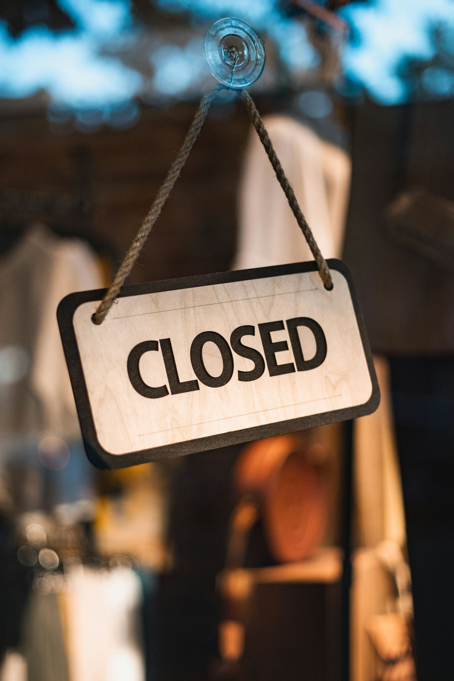Closed Sign